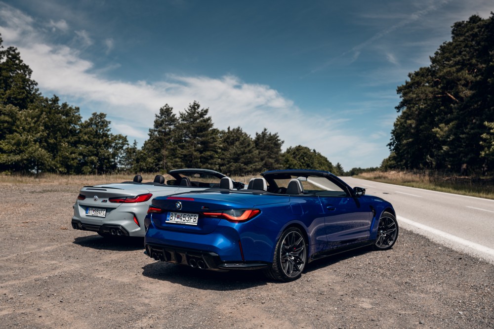 BMW M4 Convertible a BMW M8 Convertible